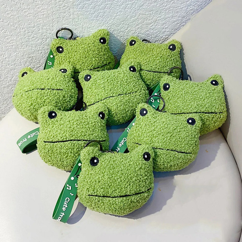 Zen Frog Plush Keychain | Cute & Minimalist Gift Idea