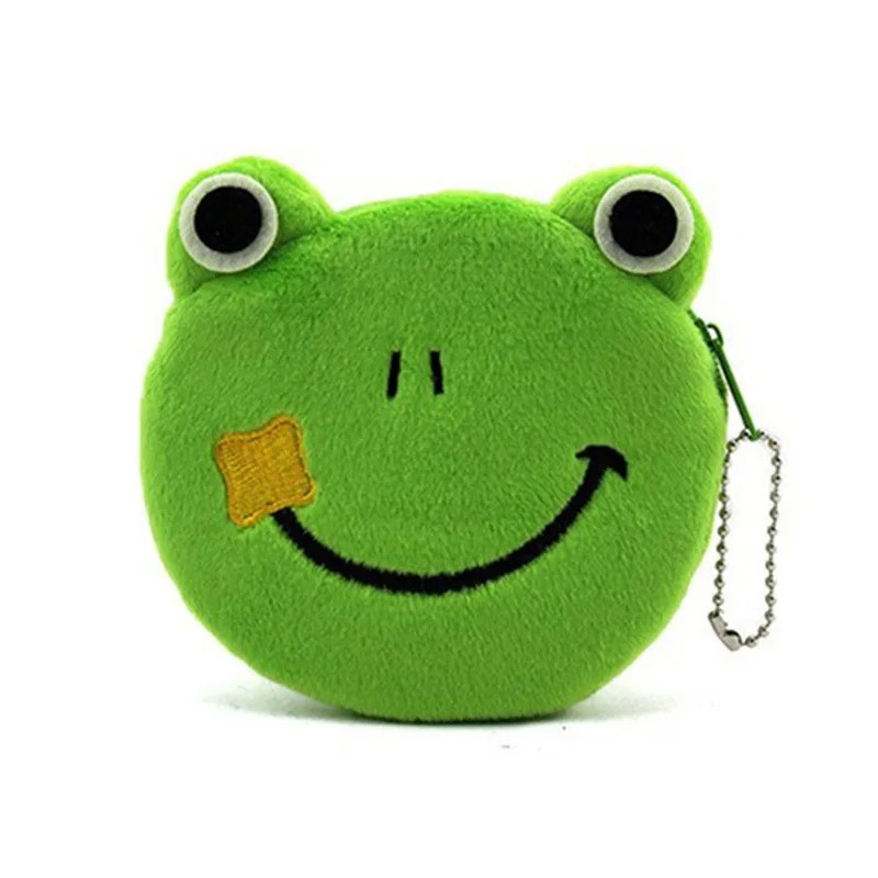 Porte-clés & Porte-monnaie Grenouille Peluche | Cadeau Amusant