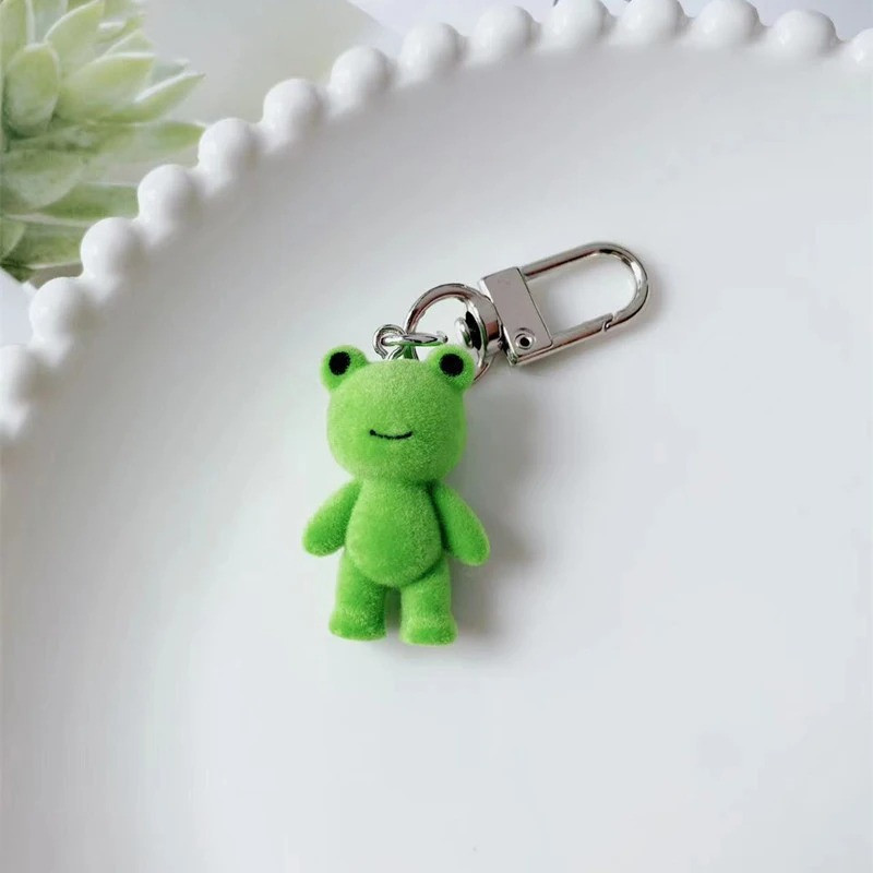 Cute Frog Plush Keychain 'Little Green Friend' | Gift Idea
