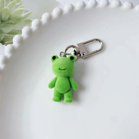 Cute Frog Plush Keychain 'Little Green Friend' | Gift Idea