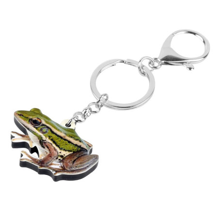 Realistic Frog Keychain | Cute Resin Nature Accessory Gift