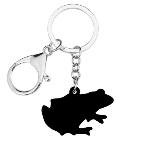 Porte-Clé Grenouille Réaliste | Joli Cadeau Nature en Résine
