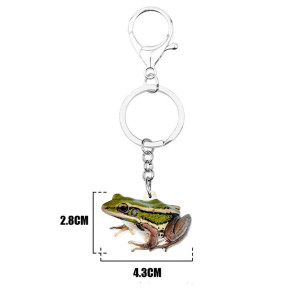 Realistic Frog Keychain | Cute Resin Nature Accessory Gift