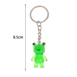 Glow in the Dark Frog Keychain | Cute Frog Lover Gift Idea