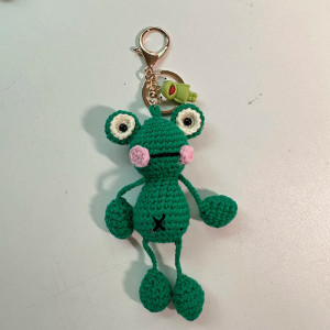 Porte-Clé Grenouille Crochet | Fait Main - 5 Styles Uniques
