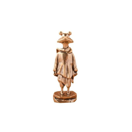 Zen Frog Statue | Vintage Copper Sculpture for Garden Decor