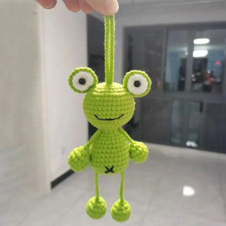 Pendentif Grenouille Crochet Fait Main | Idée Cadeau Originale