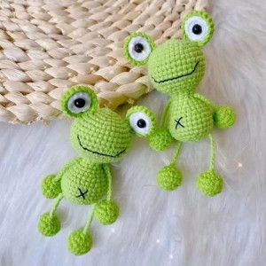 Pendentif Grenouille Crochet Fait Main | Idée Cadeau Originale