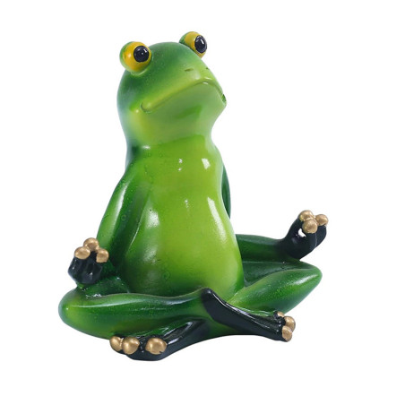 Figurine Grenouille Yoga Zen | 3 Poses | Cadeau Original