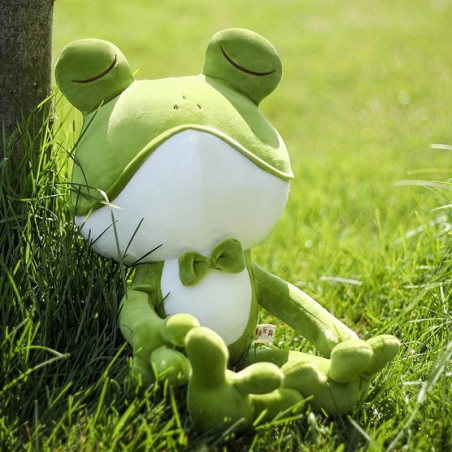 Peluche Grenouille Gentleman | Douce & Élégante | Idée Cadeau