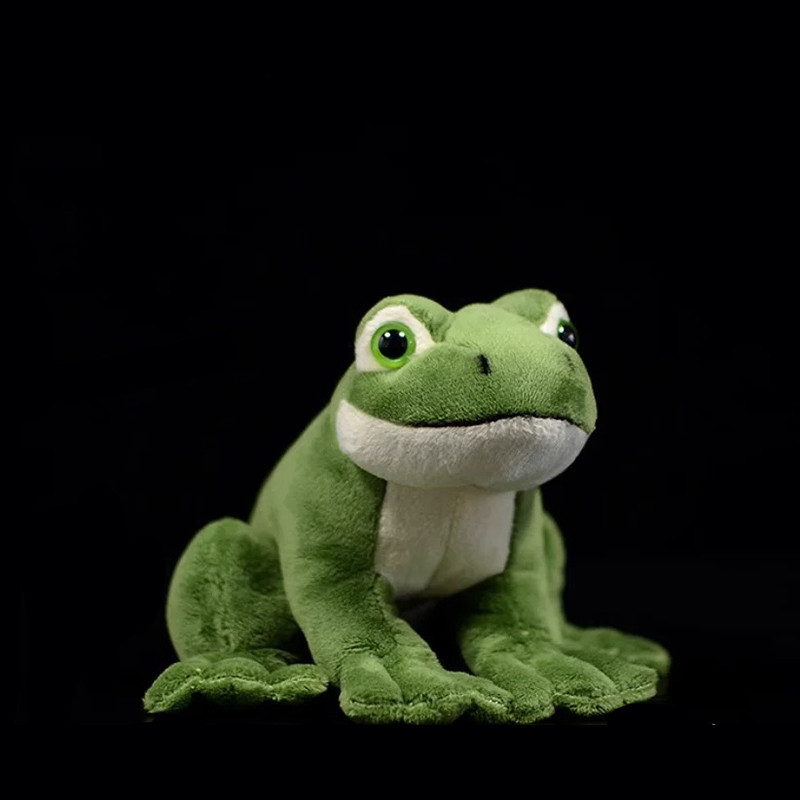Peluche Grenouille Curieuse | Douce & Réaliste | Doudou Mignon