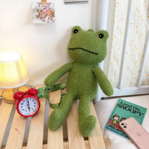 Bolso Grande Rana de Peluche | Idea de Regalo Original y Bonito
