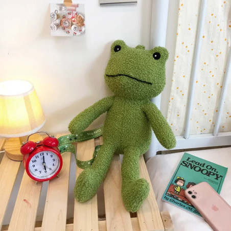 Bolso Grande Rana de Peluche | Idea de Regalo Original y Bonito