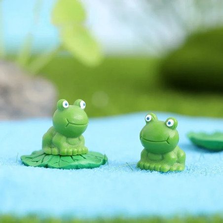 Mini Grenouilles Résine - Lot 50/100 pour Bricolage & Déco Jardin