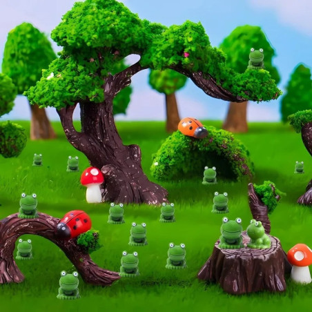 Grenouilles Miniatures en Résine | 50-800 Pcs | Idée Cadeau DIY