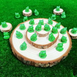 Mini grenouilles miniatures en résine - Lot de 50, 100, 200, 300, 500 ou 800 pièces !