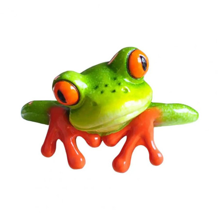 Figurine Grenouille 3D en Résine – Déco Murale & Jardin