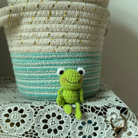 Porte-clés Grenouille Joyeuse - Fait main - 3 versions au choix !