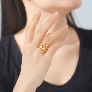 Bague Papillon Doré - Éclat de Pollen