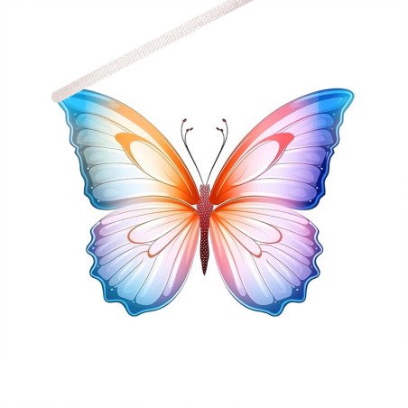 Sticker 'Lovely Butterfly' Multicolore - Parfait pour Décoration