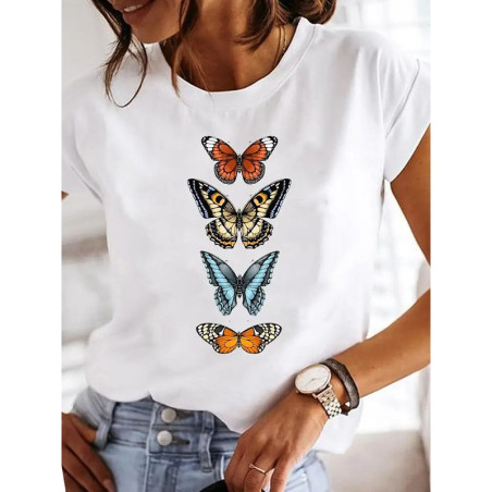 T-shirt Papillon "Danse Ailée"