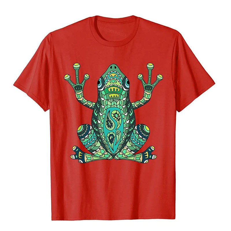 T-Shirt Totem Grenouille Tribal | Idée Cadeau Nature & Spirituel