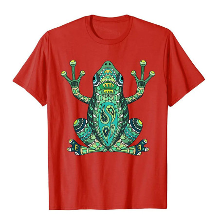 T-Shirt Totem Grenouille Tribal | Idée Cadeau Nature & Spirituel