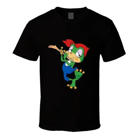 T-shirt Grenouille Musicienne Fantaisie