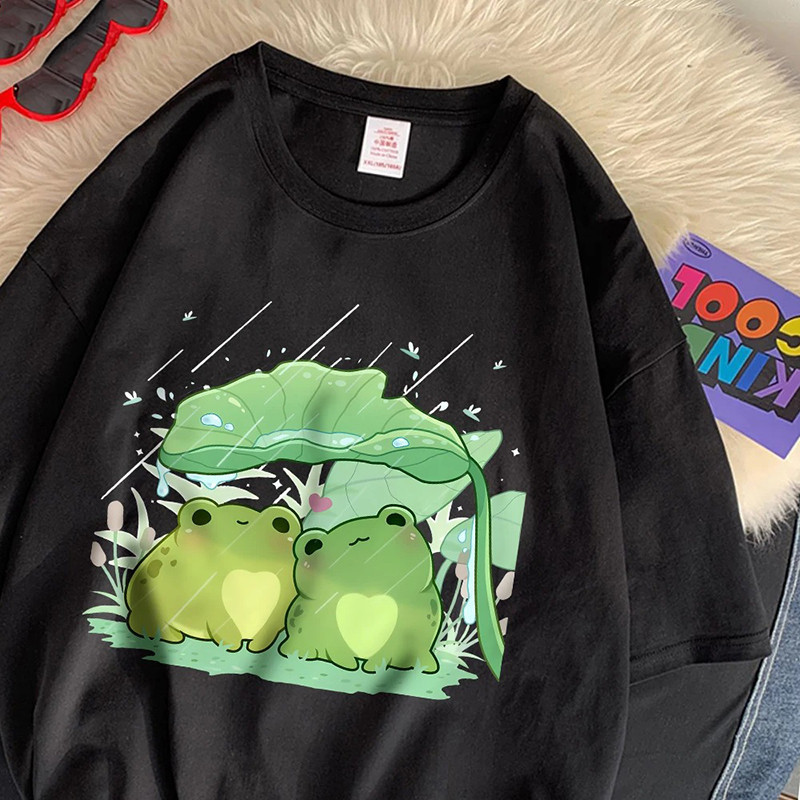 T-shirt Grenouille Mignon | Design Kawaii Pluie Douce | 1001abeilles