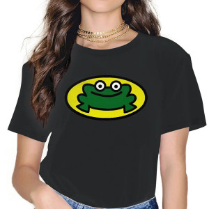 T-Shirt Grenouille Mignon | Tee Graphique Pop Art Drôle Femme