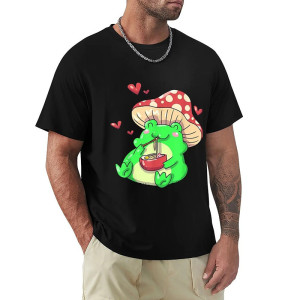 T-Shirt Grenouille Ramen Mignon | Tee-Shirt Champignon Drôle