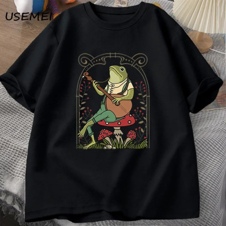 T-shirt Grenouille Mignon "Balade Bohème" | Tee Vintage