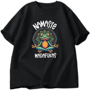 T-shirt Grenouille "Namasté Pop" - 9 couleurs au choix !