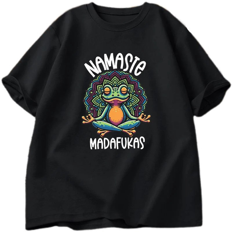 T-shirt Grenouille "Namasté Pop" - 9 couleurs au choix !