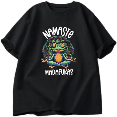 T-shirt Grenouille "Namasté Pop" - 9 couleurs au choix !
