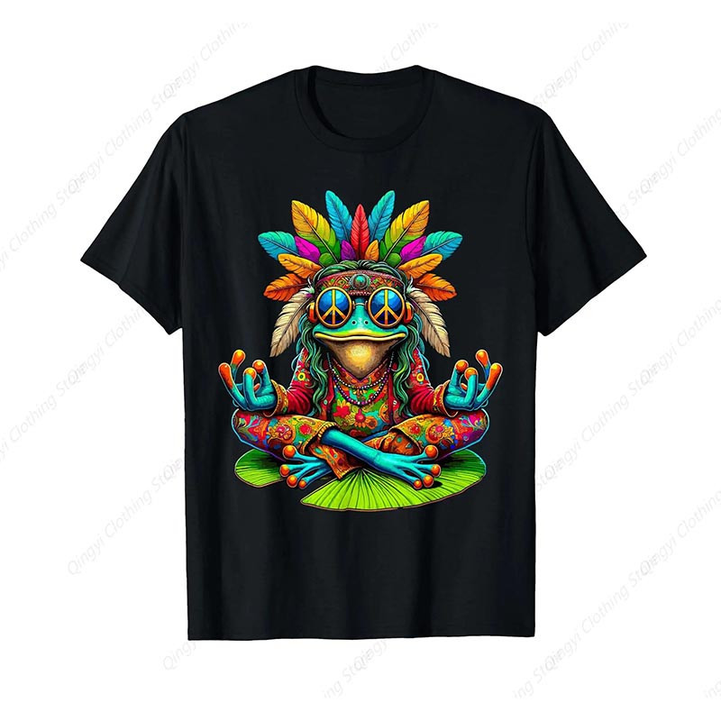 T-shirt Grenouille Bohème Psychédélique roove