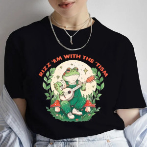T-shirt Grenouille Musicien "Mélodie Enchanteresse" - 6 couleurs au choix !