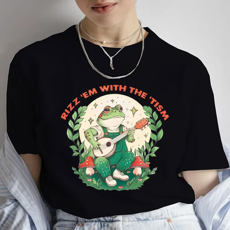 T-shirt Grenouille Musicien "Mélodie Enchanteresse" - 6 couleurs au choix !