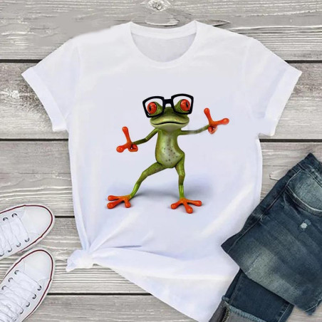 T-shirt Grenouille Stylée – Geek Attitude