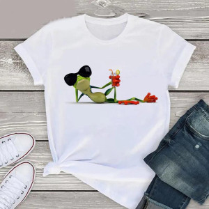 T-Shirt Grenouille Drôle & Chill – Le Tee-Shirt Attitude Détente