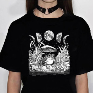 T-shirt Clair de Lune Grenouille – Mystique, Botanique & Lune