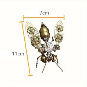 Abeille Steampunk Puzzle 3D en Laiton | Kit DIY 1001 Abeilles