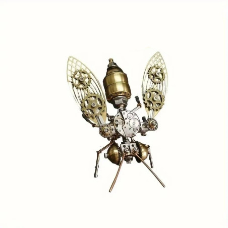 Abeille Steampunk Puzzle 3D en Laiton | Kit DIY 1001 Abeilles