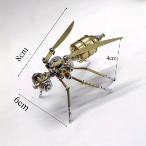 Puzzle 3D Métal Mecha'Wasp - Cadeau Steampunk DIY Unique
