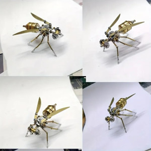 Puzzle 3D Métal Mecha'Wasp - Cadeau Steampunk DIY Unique