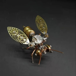 Abeille Steampunk Puzzle 3D en Laiton | Kit DIY 1001 Abeilles