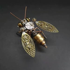Abeille Steampunk Puzzle 3D en Laiton | Kit DIY 1001 Abeilles