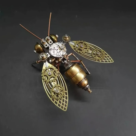 Abeille Steampunk Puzzle 3D en Laiton | Kit DIY 1001 Abeilles