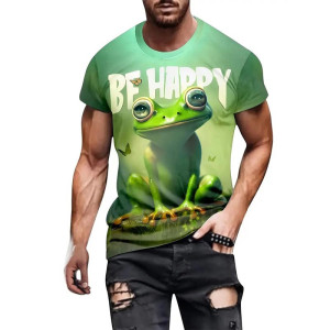 Positive Frog Tee – Be Happy, Be Froggy