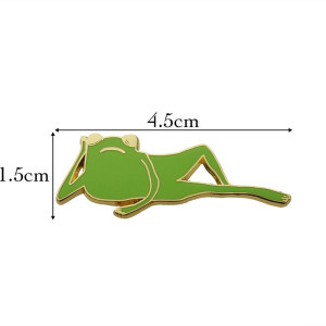 Pin's Émaillé Grenouille Insolente | Cadeau Mignon & Drôle Attitude Froggy
